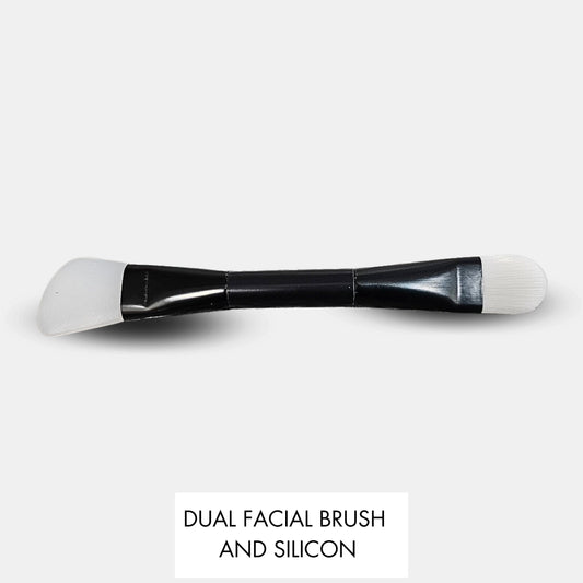 Dual facial Brush and Silicon