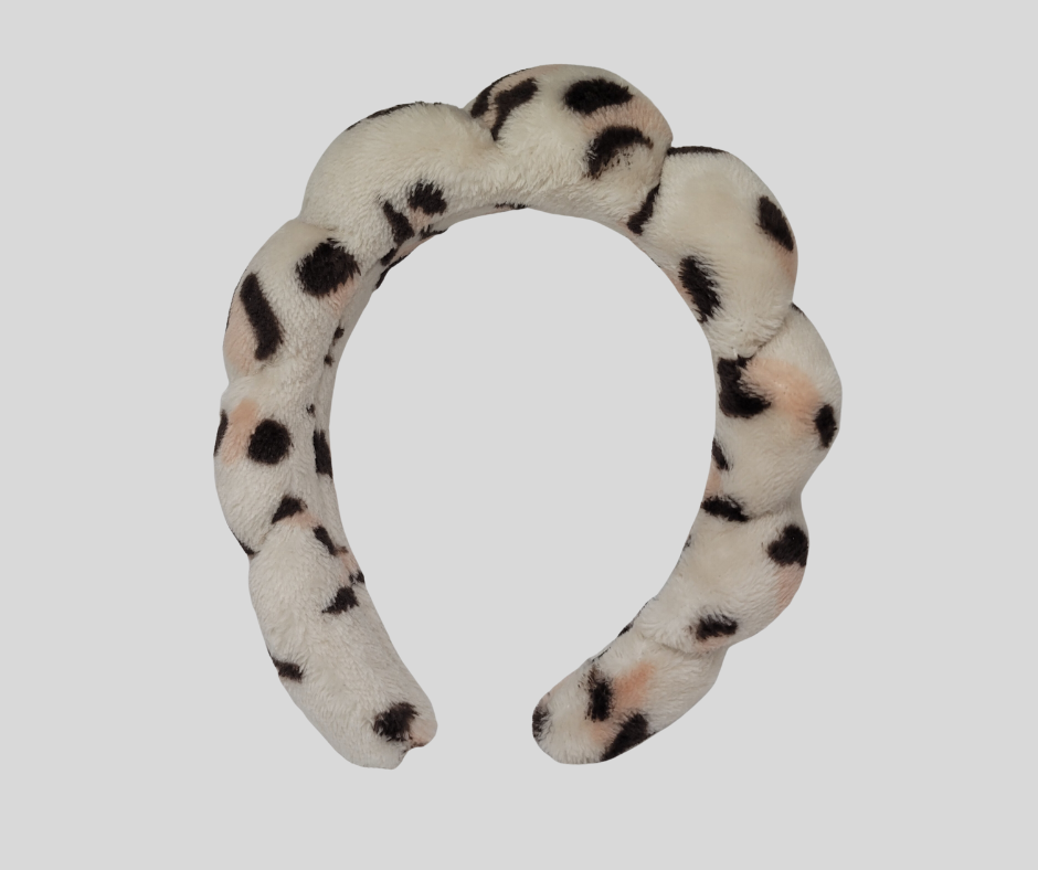 Leopard Spa Headband For Beauty Care